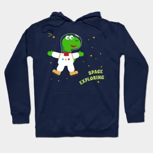 Cute dinosaur astronaut. Hoodie